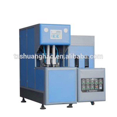 Semi-automatic HDPE stretch blow moulding machine for drinking bottles